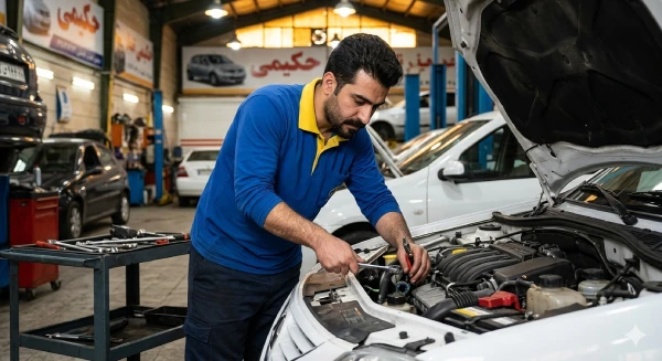 تعویض رادیاتور آب ال نود